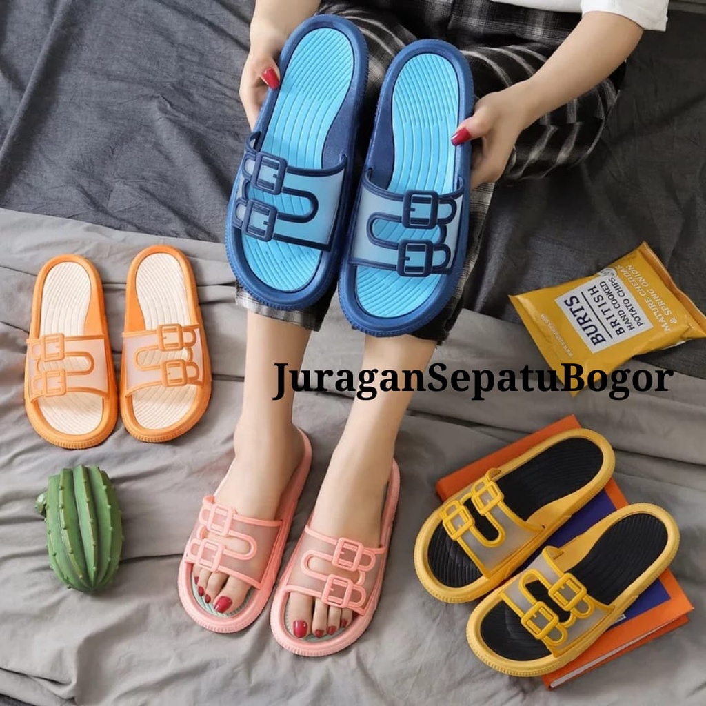 Sandal Jelly Import VANILLA  217 /  Selop Karet CEWEK COWOK