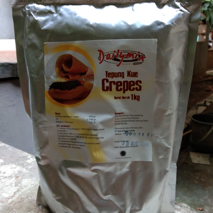 

MURAH Tepung Kue Crepes Murah Berkualitas 1 Kg