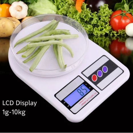 Timbangan dapur kue sayur buah digital elektrik max 10kg