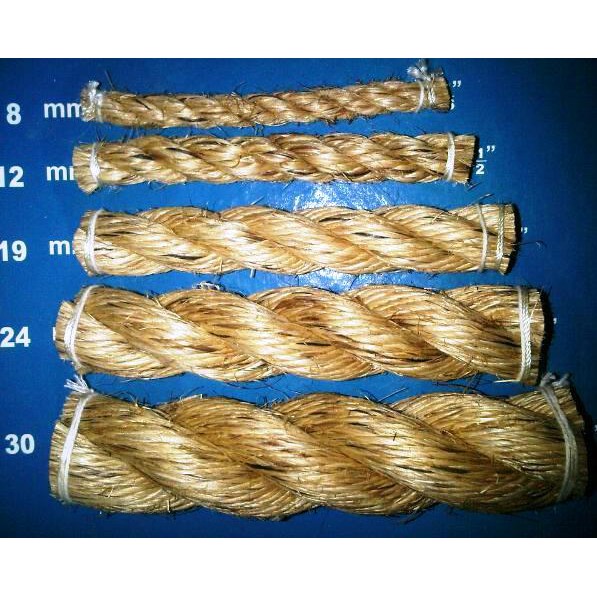 

( READY ) TAMBANG MANILA TAMPAR DADUNG 24 MM PER 1 METER / TALI TAMBANG wqqw
