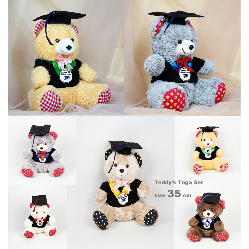 Boneka Wisuda Selempang Nama Besar dan Lembut exclusive BUY ONE GET ONE