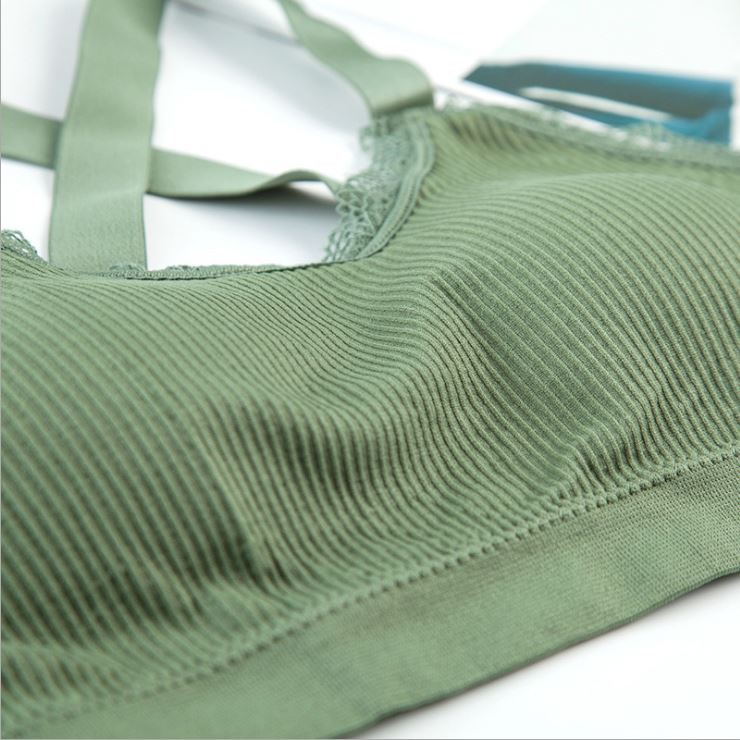 Gobra ♕ PW055 Bra Pakaian Wanita Sexy Push Up Olahraga Yoga Gym Bahan Katun Murah Import COD