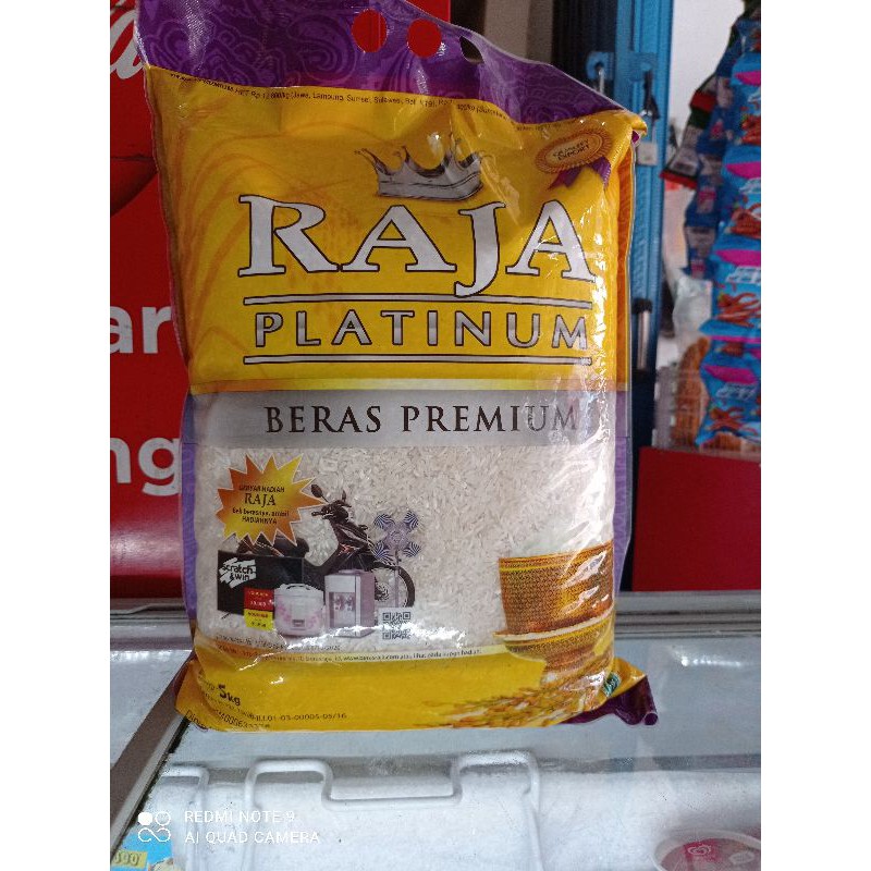 

Beras Raja Platinum 5kg dan 10kg