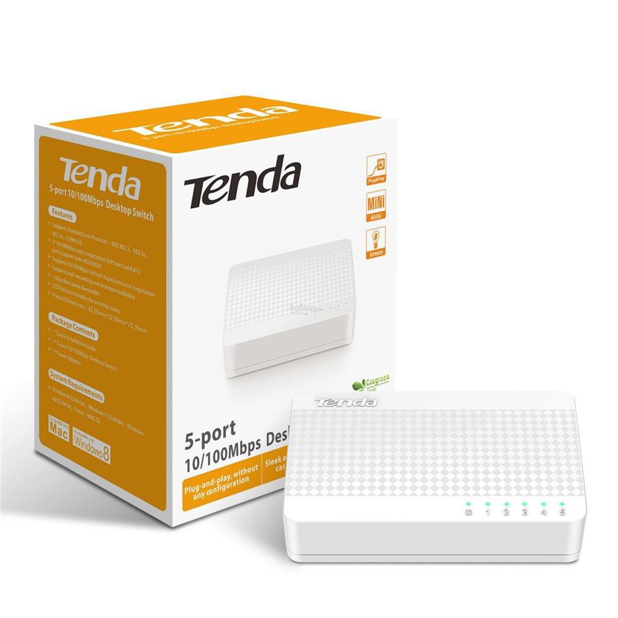 Tenda S105 5 Port Ethernet Switch New