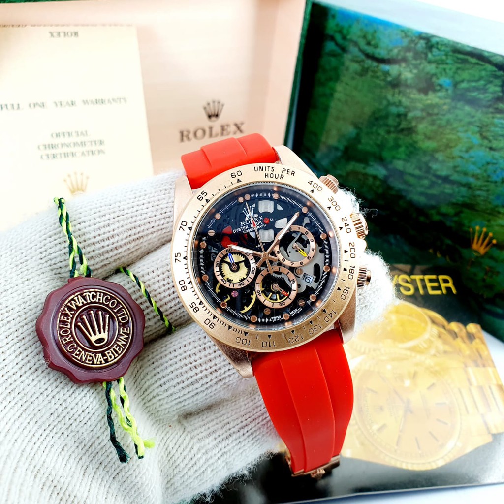 JAM TANGAN WANITA ROLEX RUBBER BEST SELLER 2020 COD