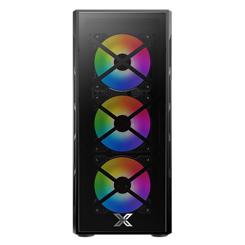 Xagatek CoolBox ATX Tempered Glass + 4Pcs RGB Fan NAMPOL GAN