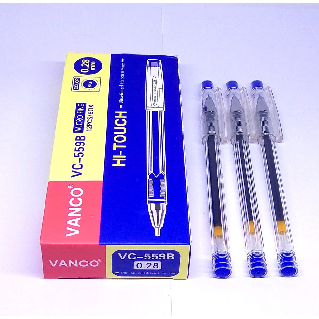 

bolpen /polpen VANCO hi-touch 0.28 biru [1pcs]
