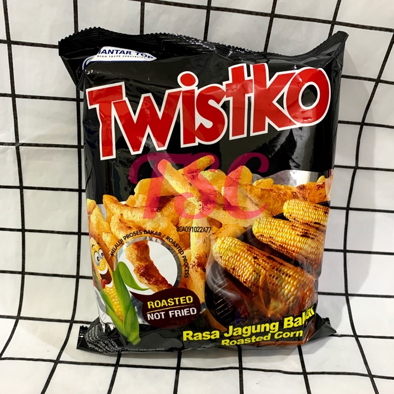 

Twistko Roasted Corn / rasa Jagung Bakar / Not Fried / BBQ / Siantar Top