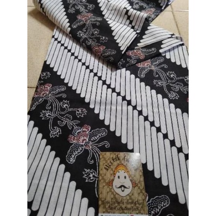 Stok Banyak✣ Kain Batik Parang Kembang Bunga Hitam Putih Jarik Kebaya Manten Seserahan Jawa Bagus Ba