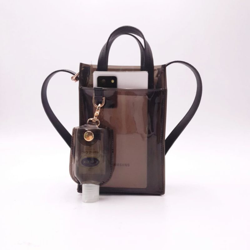 D'renbellony Stella Mini PVC Premium Bag - Tas New Normal - Tas Mika Mini -Tas Wanita Mica Jelly Bag