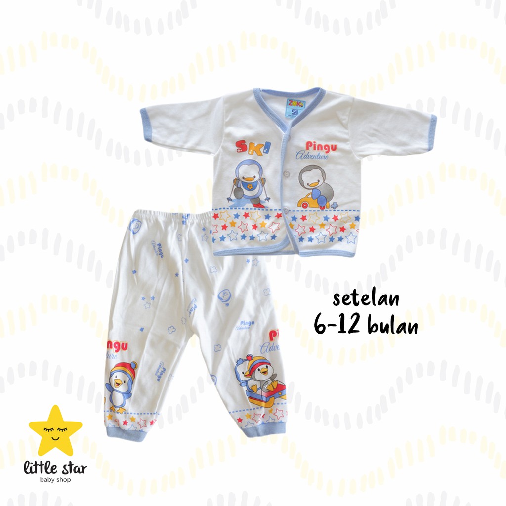 Zoko Piyama Anak Bayi | Set Setelan Baju Tidur Anak Bayi Cewek Cowok