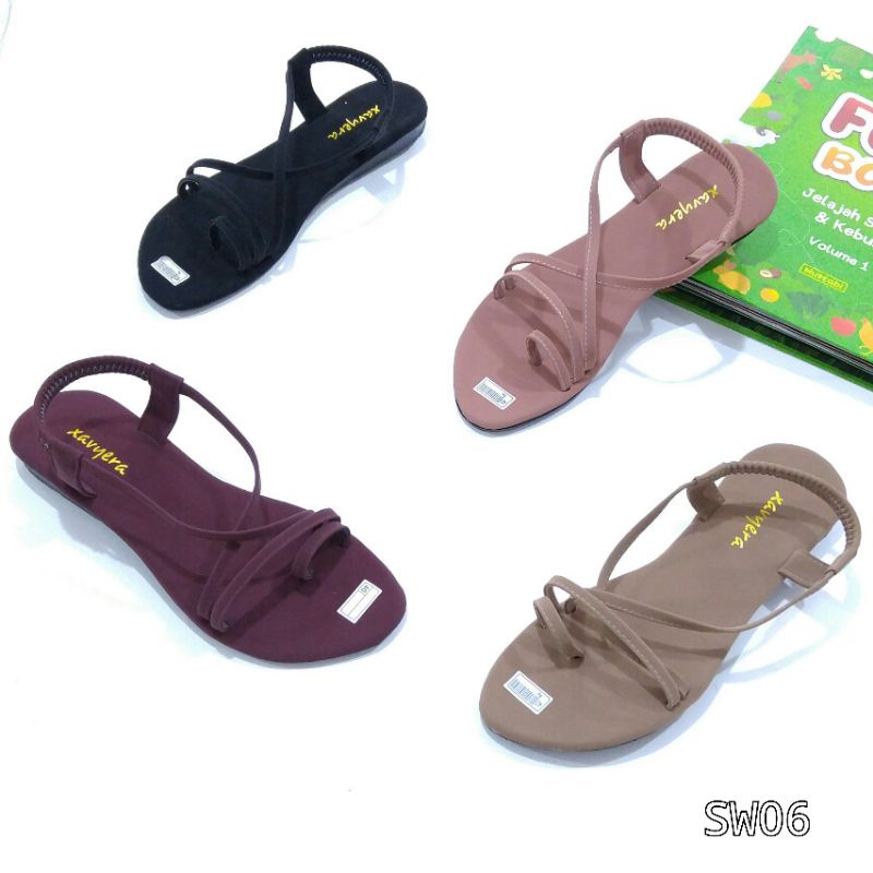 BORNEO SW06  SENDAL JEPIT TALI LUCU DAN CANTIK