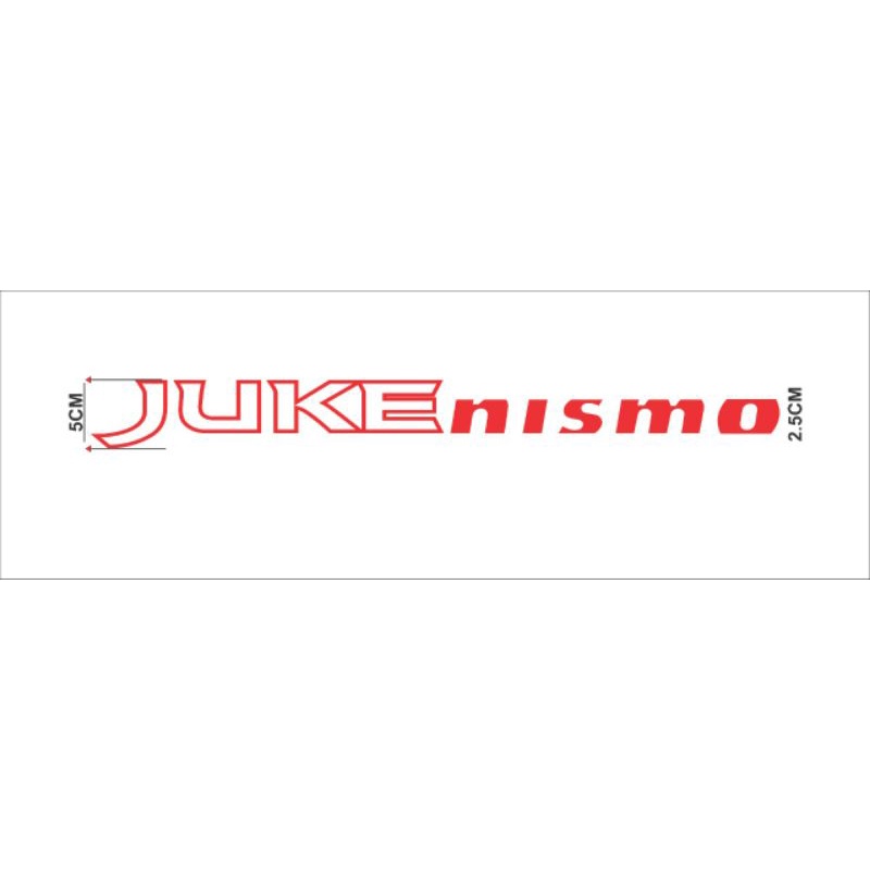 stiker nissan juke stiker nismo