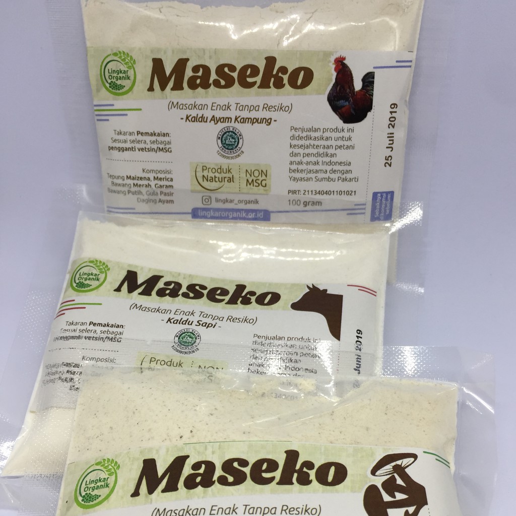 Maseko Kaldu Refil Lingkar Organik 100gr