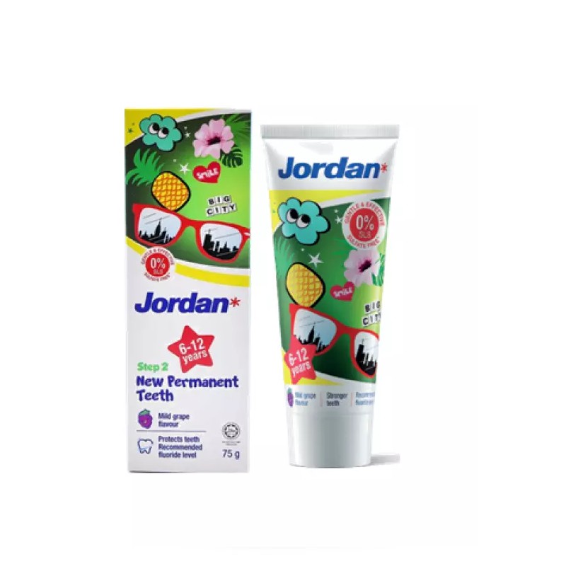 Jordan Kids Toothpaste - Pasta Gigi Step 2 Grape (75GR)