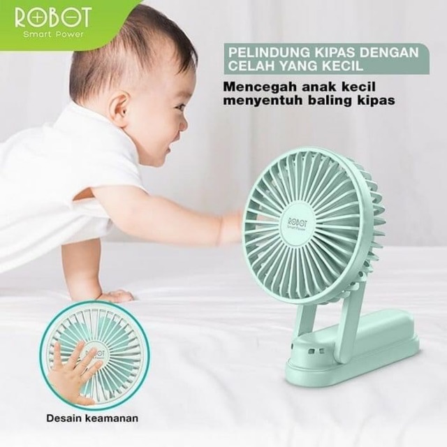 KIPAS ANGIN ROBOT RT-BF11 3 In 1 Portable Original Bergaransi Resmi