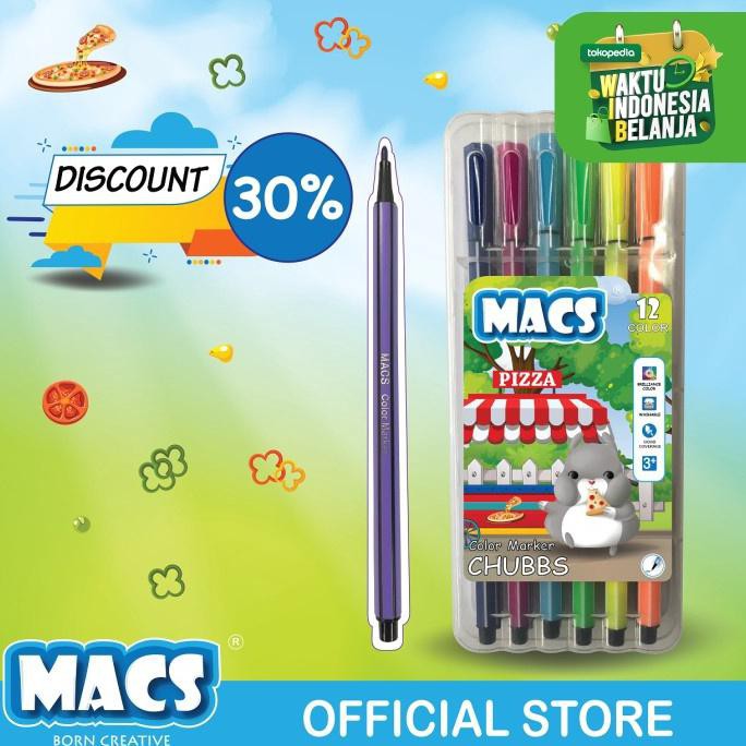 

Big Sale Color Marker 12 Warna Spidol Tipis Diskon