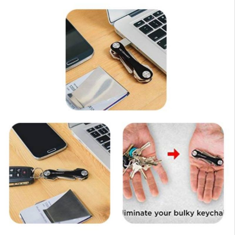 KeySmart Keychain Gantungan kunci Key Holder Organizer EDC