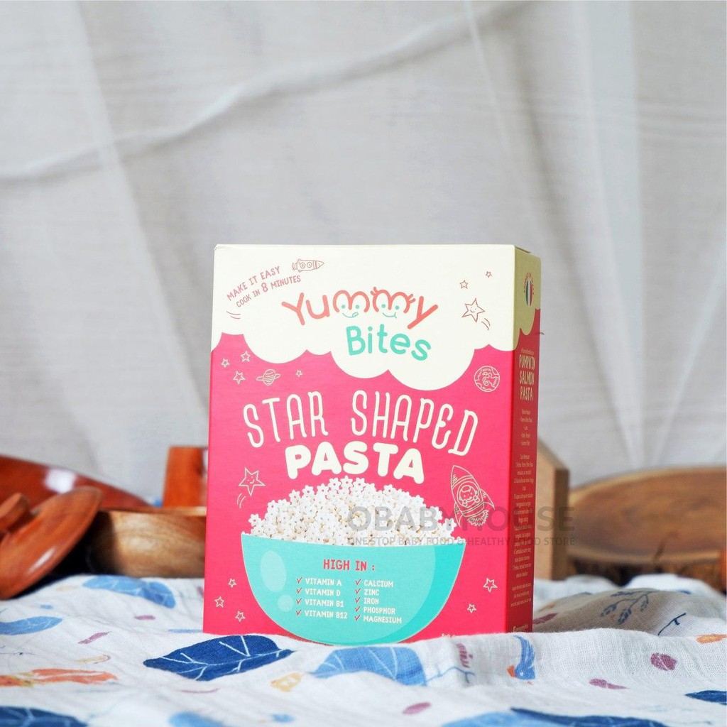 Yummy Bites Star Shaped Pasta 250g