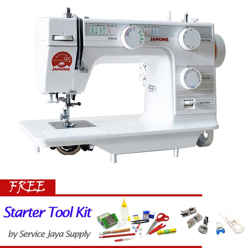 JANOME 7220 - Mesin Jahit Janome 7220 - Body Full Besi (Semi Portable)