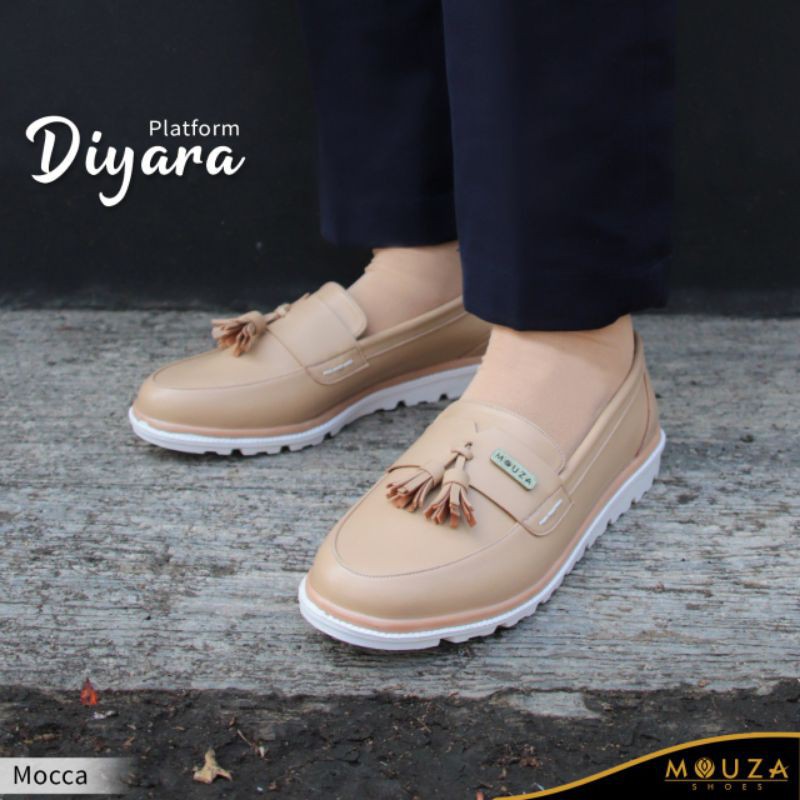 Mouza - Sepatu Platform Diyara By Mouza Shoes / Sepatu Platform Cewek / Sepatu Casual Wanita