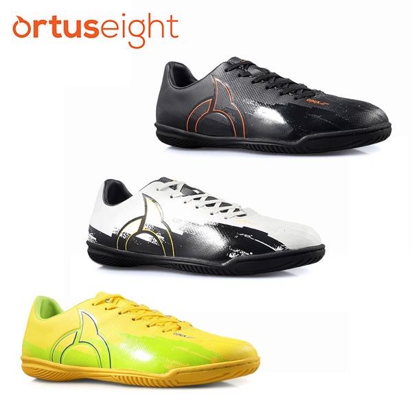 Sepatu Ortuseight Ortus Eight Octane Futsal - HITAM PUTIH KUNING