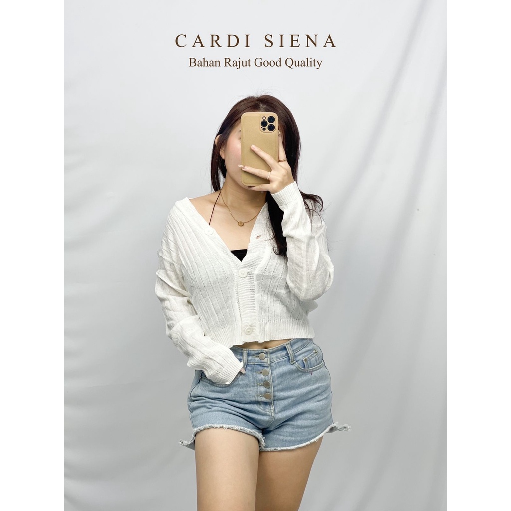 Basic id fashion Cardigan wanita rajut Siena