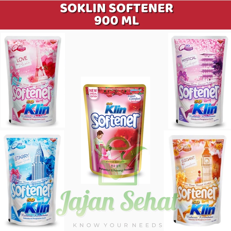 Soklin Softener 900ml ( Pouch )