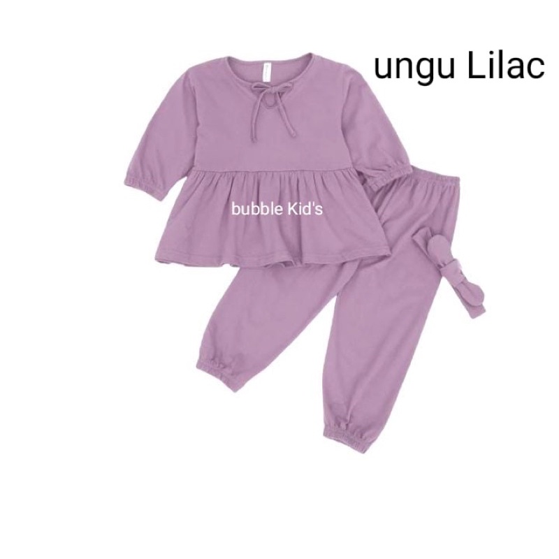 setelan bayi perempuan newborn-3 thn | setelan RIVANA | setelan anak perempuan lucu bahan adem