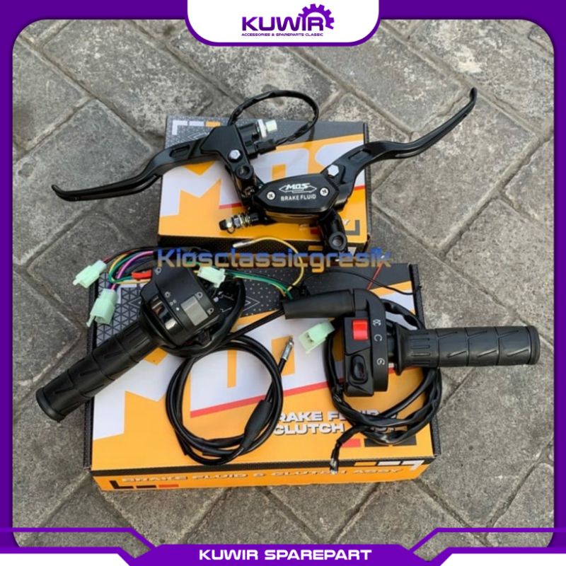 Saklar holder kanan kiri ninja ksr rr r holder kiri vixion lama old master rem copy rcb mos nissin b