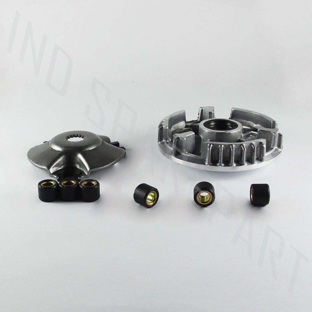 Rumah Roller/Roler Assy/Penutup/Tutup/Slider/Set/Lengkap/Komplit Mio/Sporty/Smile/Soul/Fino Karbu