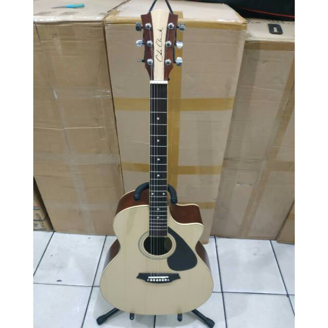 Gitar Akustik Merk Cole Clark Warna Natural Trusrod Murah Jakarta Garansi