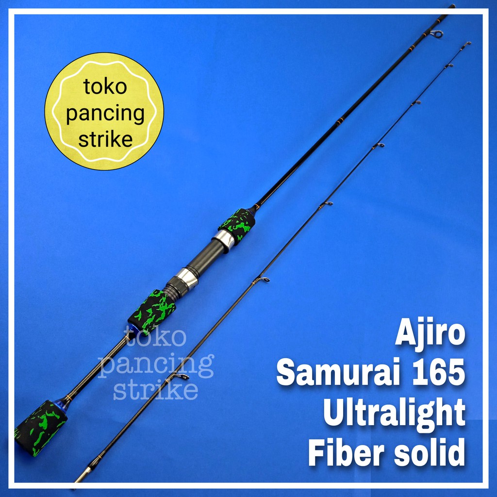 joran ul ultralight fiber solid ajiro samurai 165 cm grosir