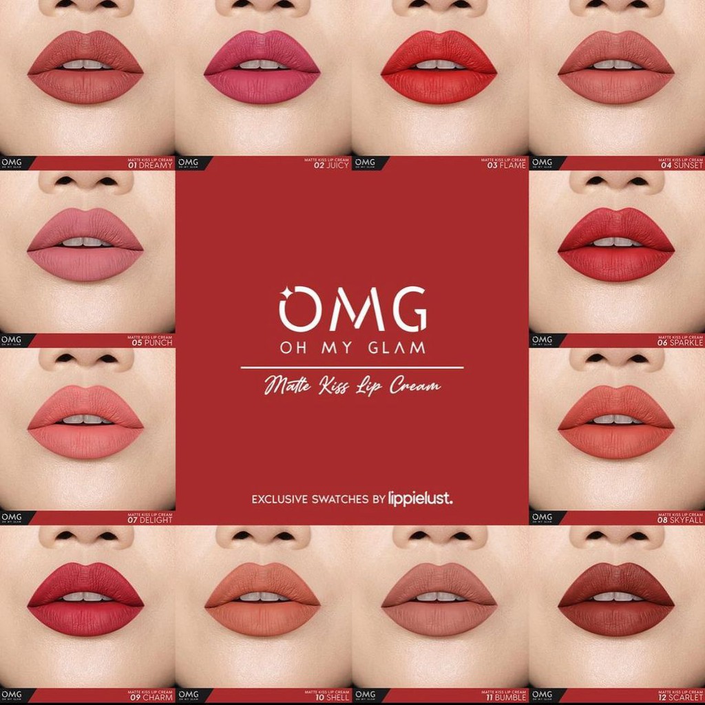 ⭐ BAGUS ⭐ [NEW] OMG OH MY GLAM LIPCREAM  Coffee Edition| LIp Cream Matte Urban