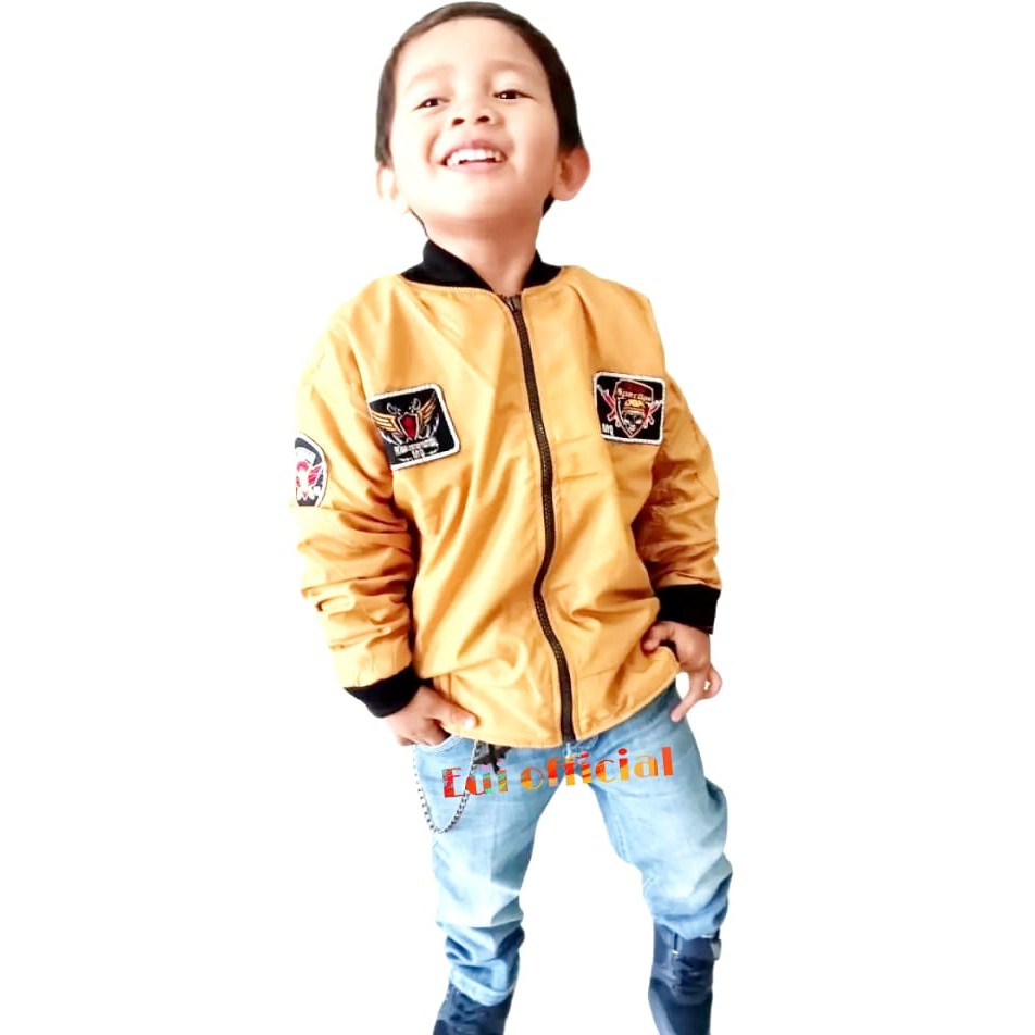 Jaket Bomber Anak Terbaru 1-12 tahun