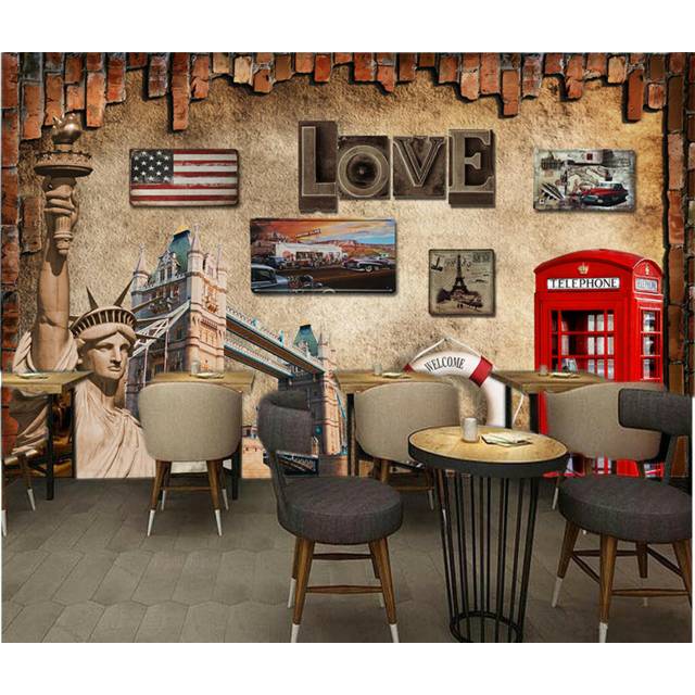 Wallpaper3dcustom tema 3d cafe