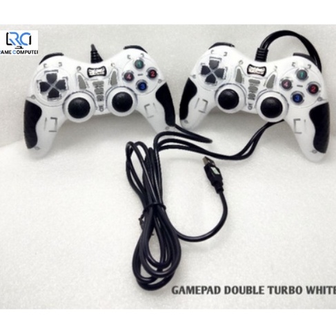 JOYSTICK GAMEPAD DOUBLE TURBO LAPTOP PC ANALOG USB