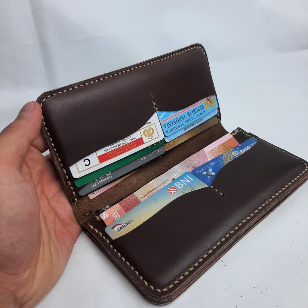 Dompet Kulit Sapi Full Up Handmade Ful Sulam Asli Garut Kota