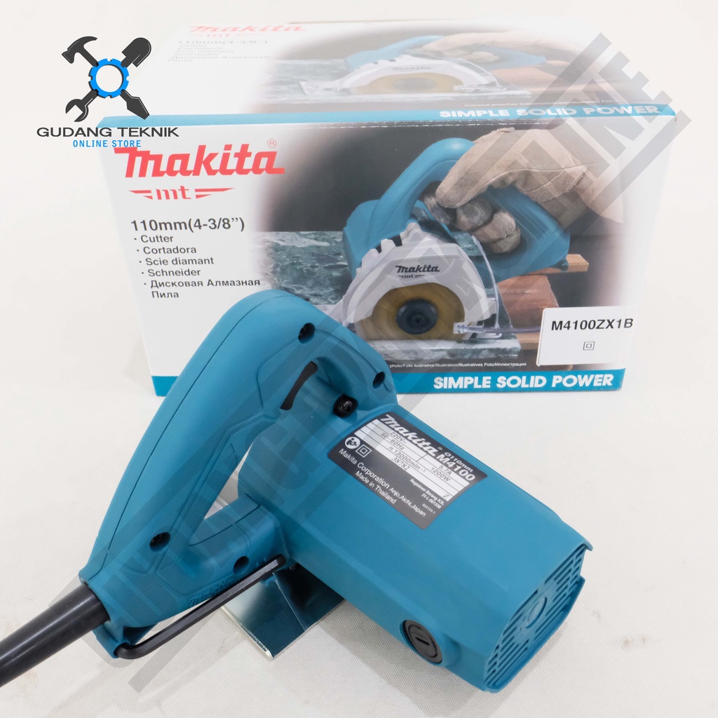 MAKITA M4100ZX1B / Mesin Potong Kramik Granit Makita M4100ZX1B