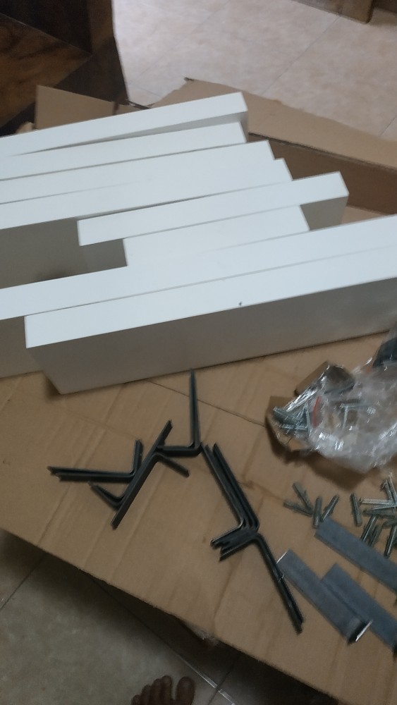 Set Rak Ambalan Dinding Minimalis 4 Pcs Uk.20,30,40,60 Cm