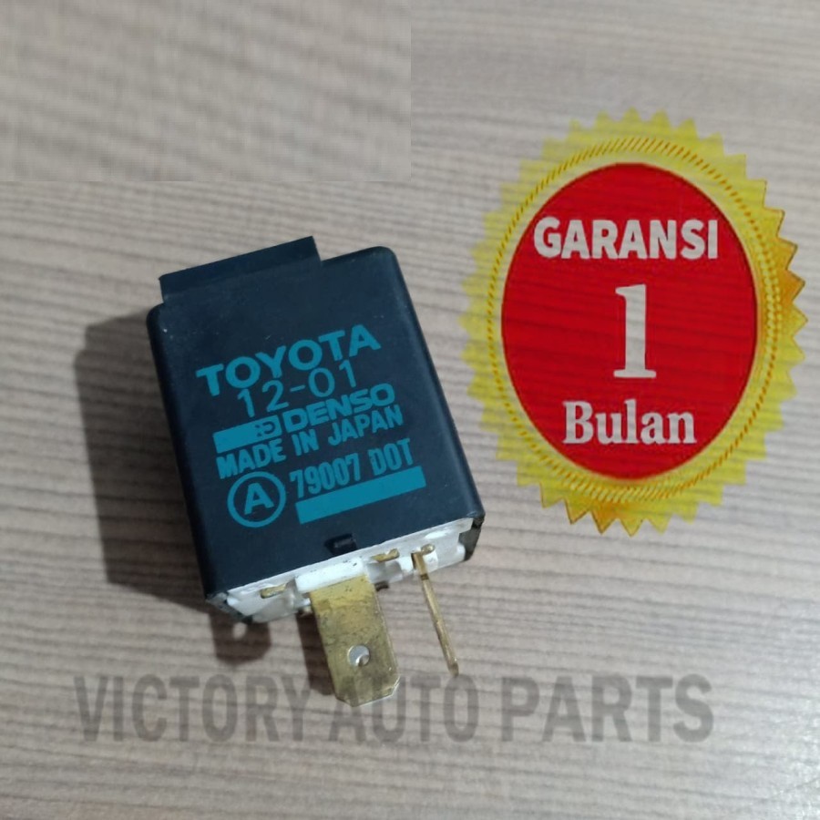 Relay Flaser Lampu Sen Toyota Ori Copotan Denso Japan - abrfs ble