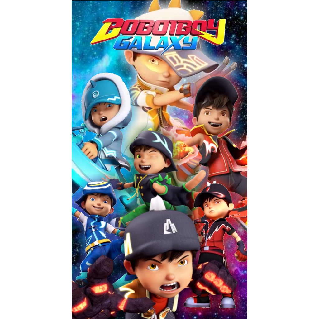 Boboiboy Poster Full Warna A3+ HD Murah &amp; Bagus