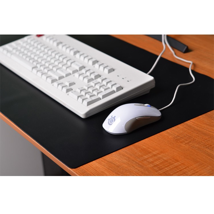 Mall Office Keyboard Mouse Pad XL Desk Mat Bahan Kulit 40 x 80cm - Black