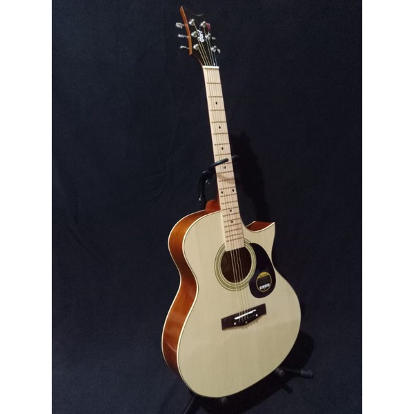 GITAR AKUSTIK CORT CUSTOM TANAM BESI DOUBLE ACTION BERGARANSI