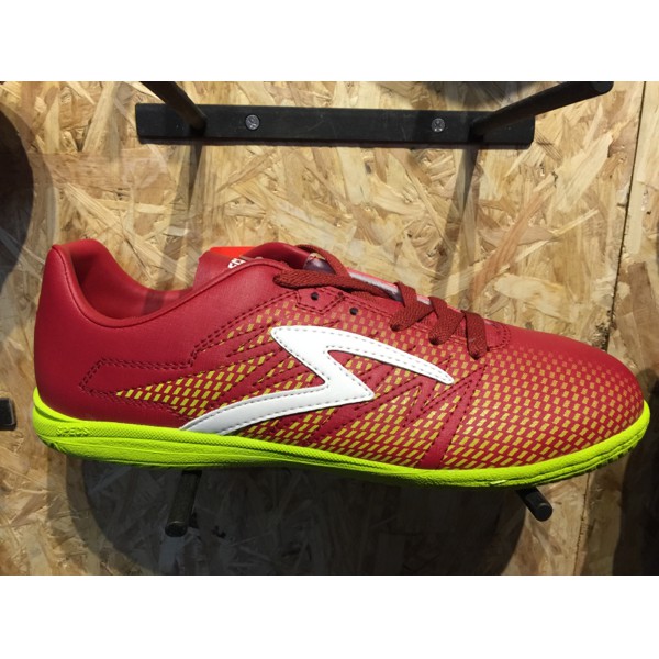 Sepatu futsal specs original Apache in dark redsolar slime new 2017