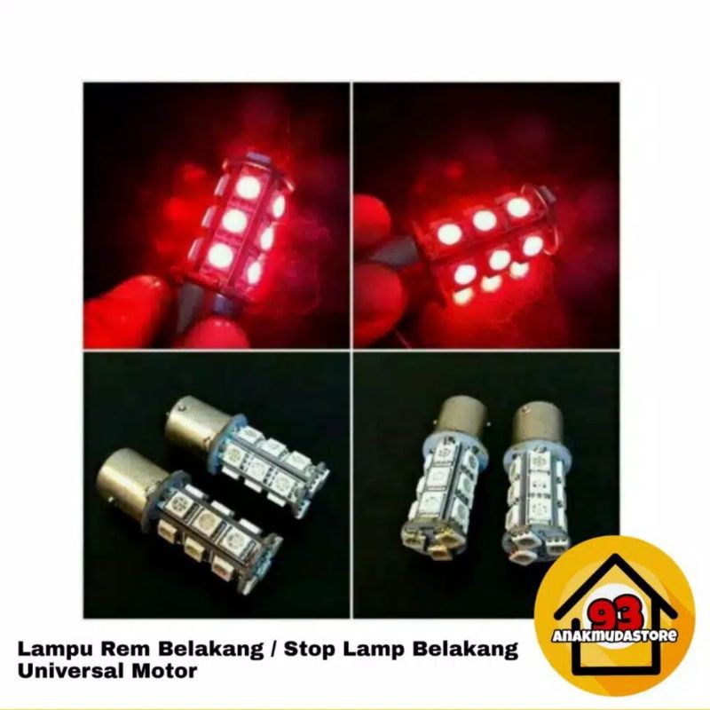 lampu rem motor led kedip