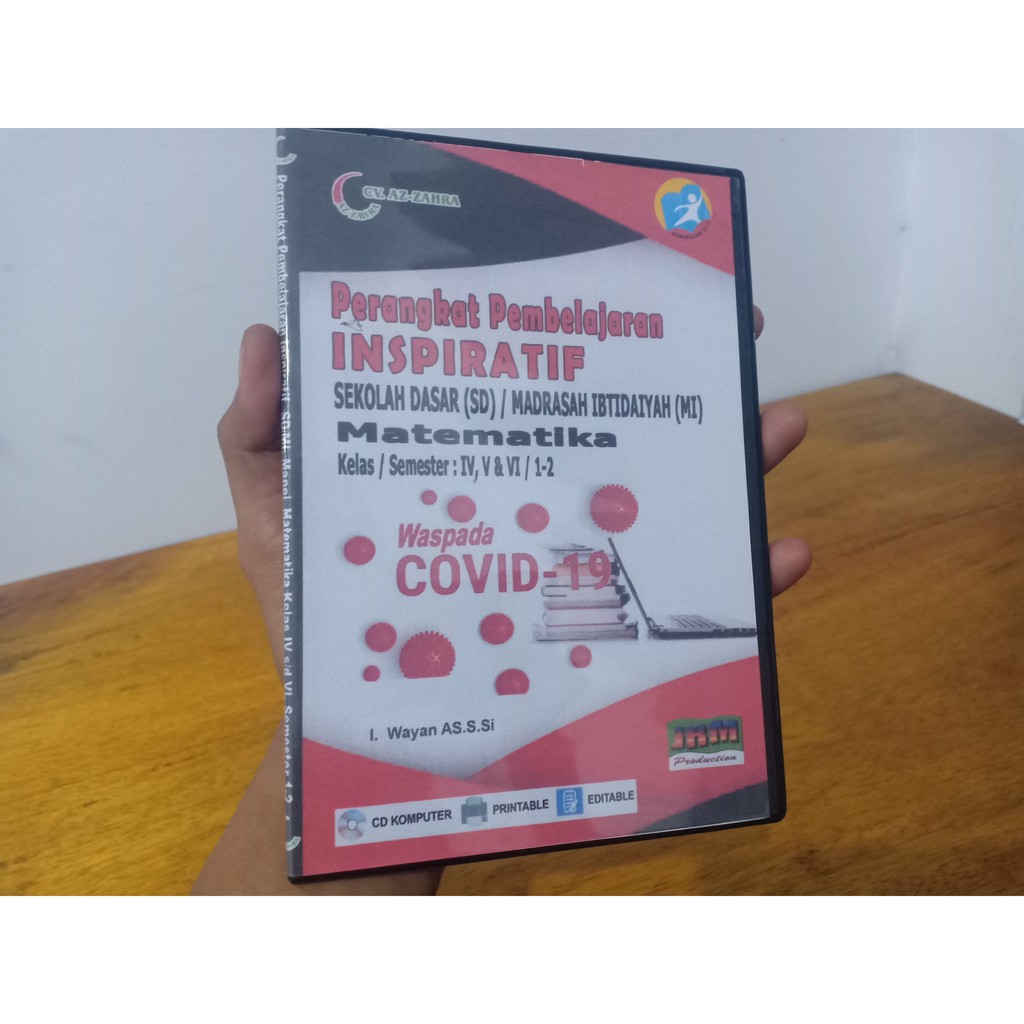CD RPP Satu Lembar SD MI Matematika Kelas 4, 5, 6 Semester 1 & 2