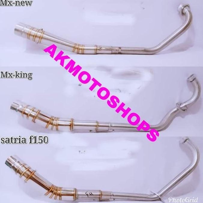 Termurah Leheran Knalpot/Header Knalpot Stenlis Mx New,Mx King,Satria Fu Pnp Sale