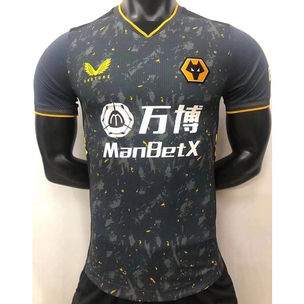 FANS BAJU JERSEY SEPAK BOLA PLAYER ISSUE WOLVERHAMPTON AWAY 2021 2022 IMPORT PI  / JERSEY PLAYER VER