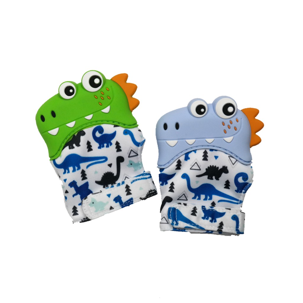 SILICONE BABY TEETHER CROCS GLOVE